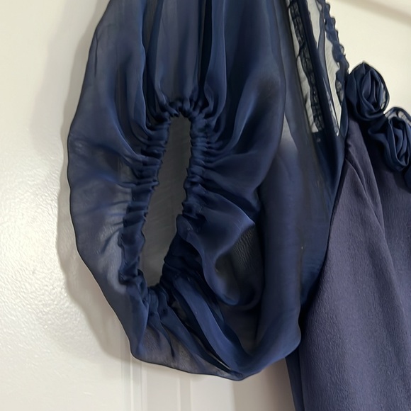 Gorgeous royal blue vintage dress - Picture 7 of 9